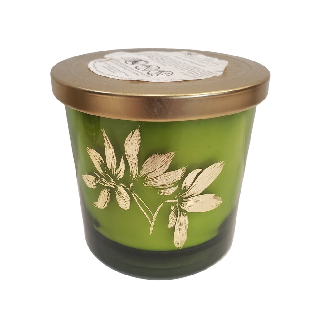 NEW - Bellevue Luxury Candle Soy 1 WICK Large 14 oz. Cedar & Pomegranate